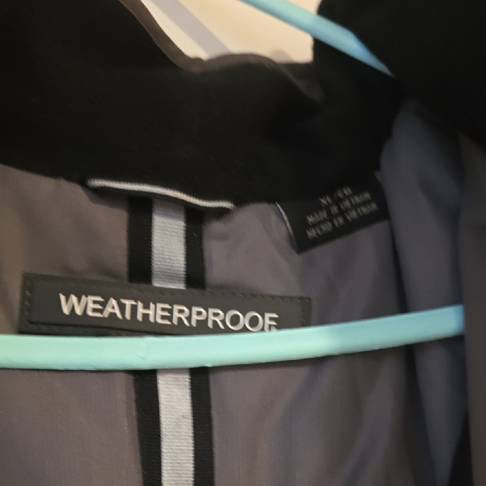 Weatherproof Gray Performance Jacket High Collar … - image 2